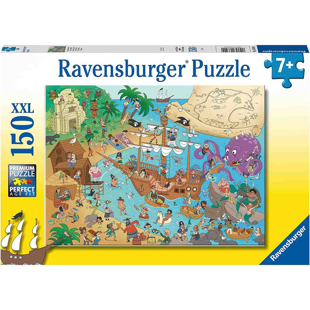 PUZZLE INSULA PIRATILOR, 150 PIESE - RAVENSBURGER (RVSPC13349) - Libelula Vesela - Jucarii