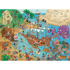 PUZZLE INSULA PIRATILOR, 150 PIESE - RAVENSBURGER (RVSPC13349) - Libelula Vesela - Jucarii