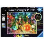 PUZZLE CENUSAREASA SI DOVLEACUL FERMECAT, 100 PIESE - RAVENSBURGER (RVSPC13357) - Libelula Vesela - Jucarii