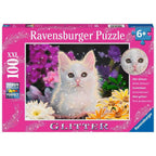 PUZZLE CU SCLIPICI PISICUTA, 100 PIESE - RAVENSBURGER (RVSPC13358) - Libelula Vesela - Jucarii