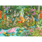 PUZZLE TRUPA DE MUZICA A ANIMALELOR, 100 PIESE - RAVENSBURGER (RVSPC13367) - Libelula Vesela - Jucarii