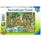 PUZZLE TRUPA DE MUZICA A ANIMALELOR, 100 PIESE - RAVENSBURGER (RVSPC13367) - Libelula Vesela - Jucarii