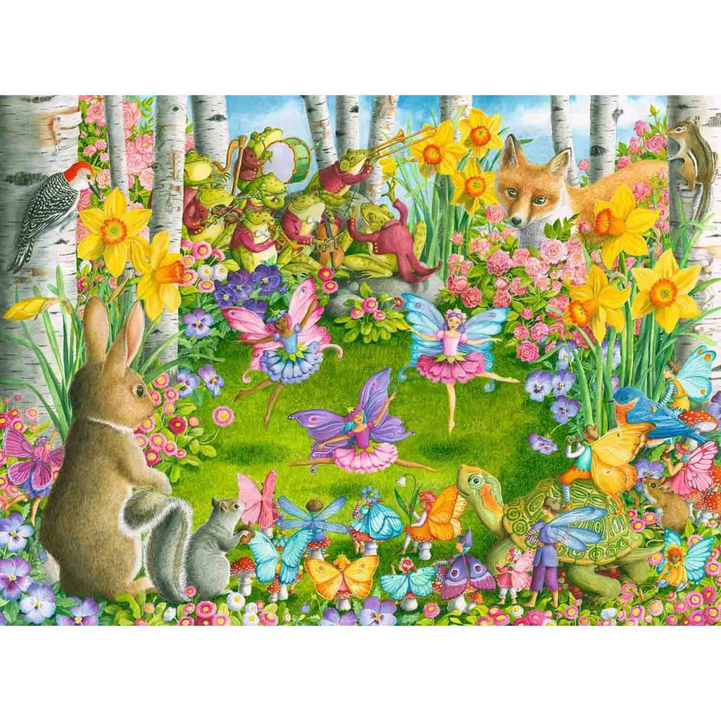 PUZZLE ZANELE BALERINE, 100 PIESE - RAVENSBURGER (RVSPC13368) - Libelula Vesela - Jucarii