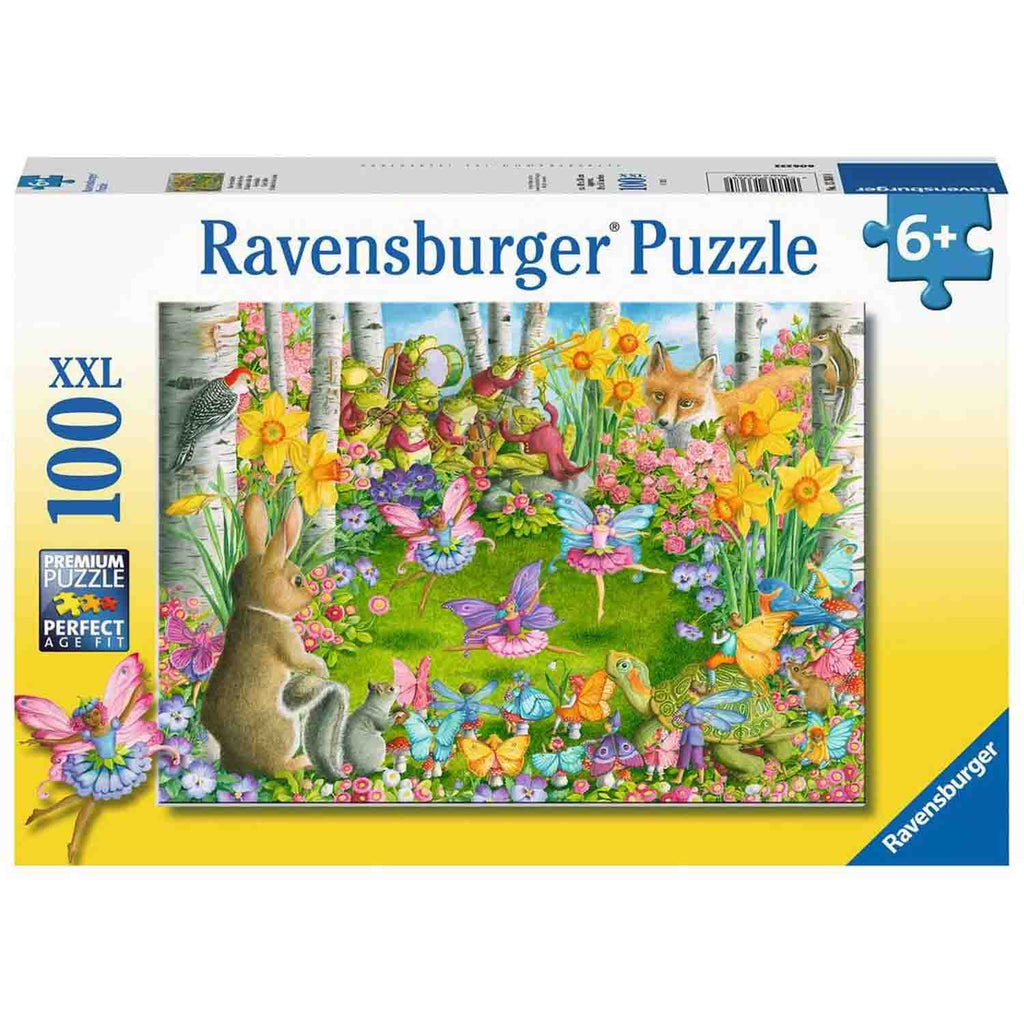 PUZZLE ZANELE BALERINE, 100 PIESE - RAVENSBURGER (RVSPC13368) - Libelula Vesela - Jucarii