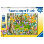 PUZZLE ZANELE BALERINE, 100 PIESE - RAVENSBURGER (RVSPC13368) - Libelula Vesela - Jucarii