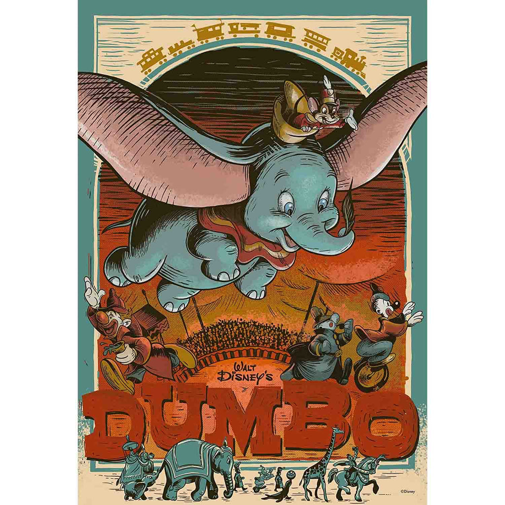 PUZZLE DISNEY DUMBO, 300 PIESE - RAVENSBURGER (RVSPA13370) - Libelula Vesela - Jucarii