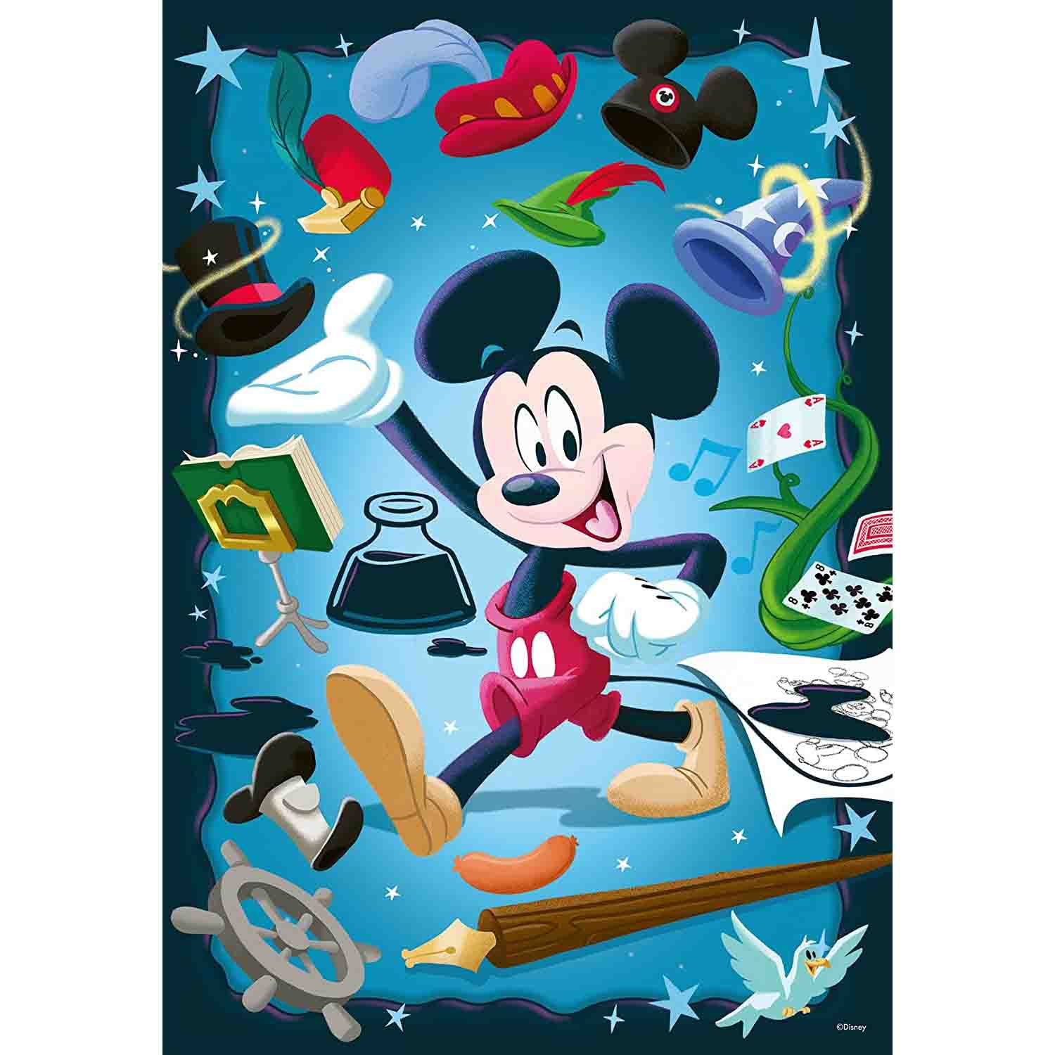 PUZZLE DISNEY MICKEY, 300 PIESE - RAVENSBURGER (RVSPA13371) - Libelula Vesela - Jucarii