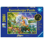 PUZZLE PRINTESA SI UNICORN, 200 PIESE STARLINE - RAVENSBURGER (RVSPC13673) - Libelula Vesela - Jucarii