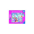 PUZZLE UNICORNI CU SCLIPICI, 100 PIESE - RAVENSBURGER (RVSPC13928) - Libelula Vesela - Jucarii