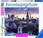 PUZZLE LONDRA, 1000 PIESE - RAVENSBURGER (RVSPA14085) - Libelula Vesela - Jucarii