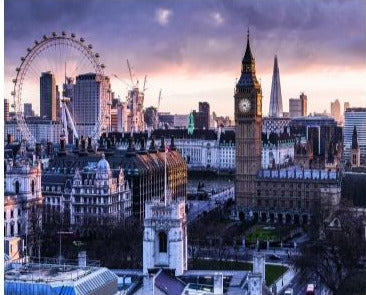 PUZZLE LONDRA, 1000 PIESE - RAVENSBURGER (RVSPA14085) - Libelula Vesela - Jucarii