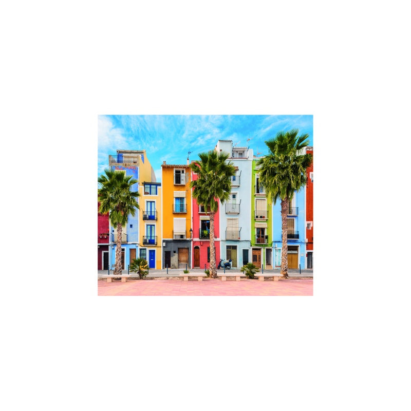 PUZZLE SPANIA MEDITERANEANA, 1000 PIESE - RAVENSBURGER (RVSPA14977) - Libelula Vesela - Jucarii