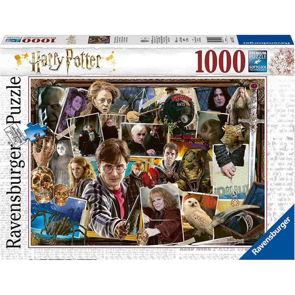 PUZZLE HARRY POTTER VS VOLDEMORT, 1000 PIESE - RAVENSBURGER (RVSPA15170) - Libelula Vesela - Jucarii