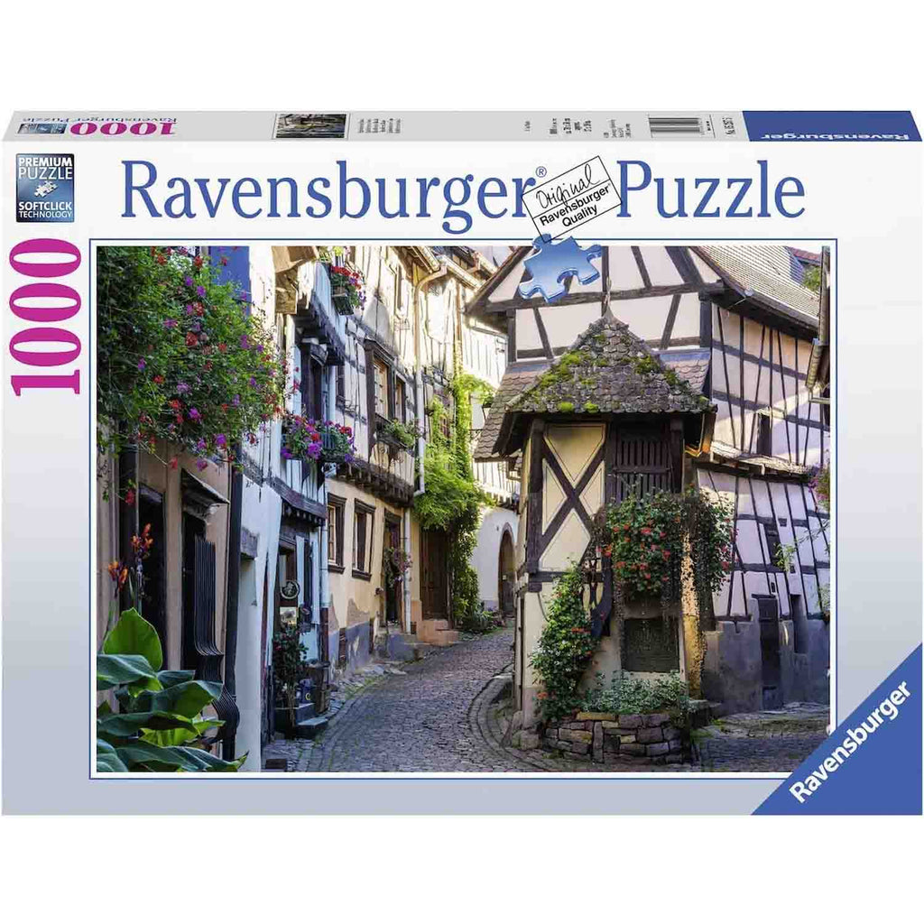 PUZZLE EGUISHEIM ALSACE, 1000 PIESE - RAVENSBURGER (RVSPA15257) - Libelula Vesela - Jucarii