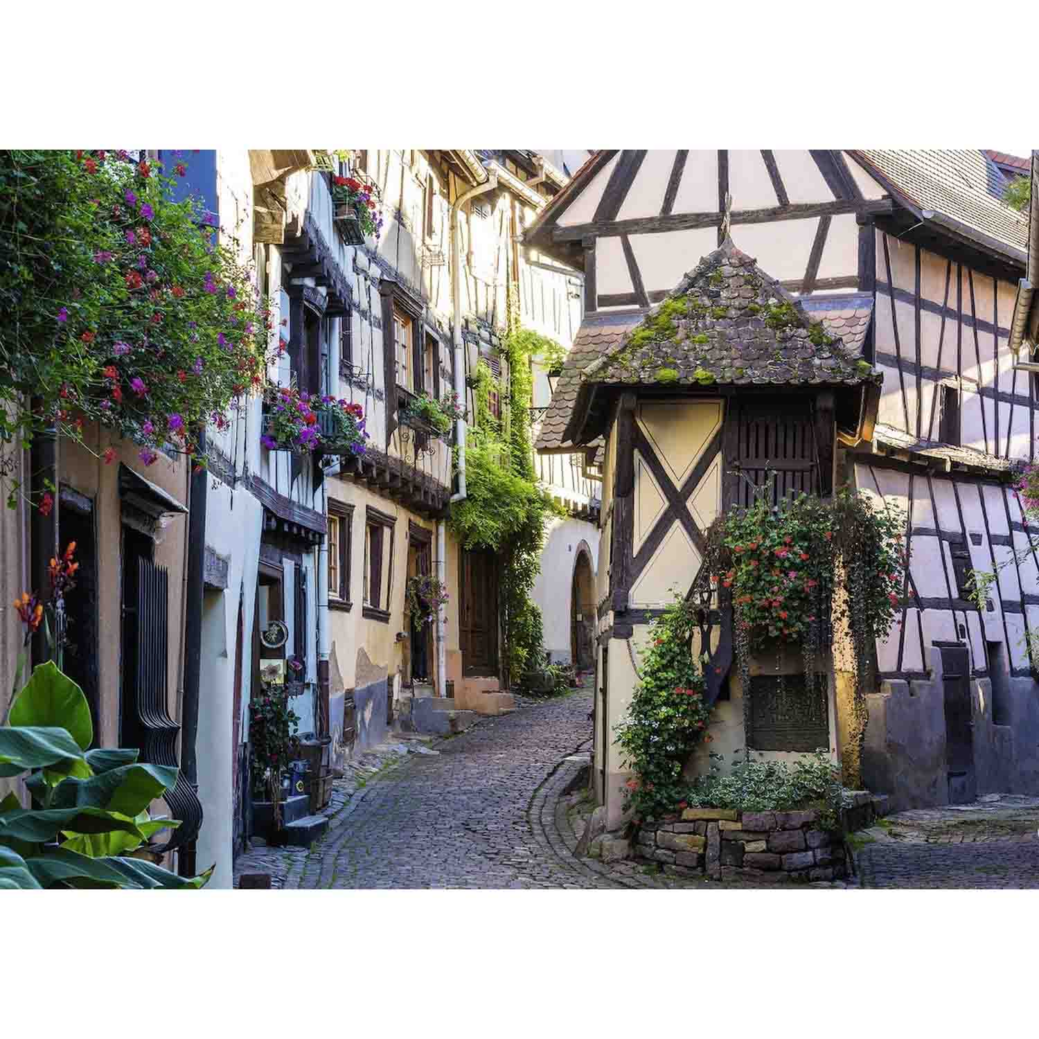 PUZZLE EGUISHEIM ALSACE, 1000 PIESE - RAVENSBURGER (RVSPA15257) - Libelula Vesela - Jucarii