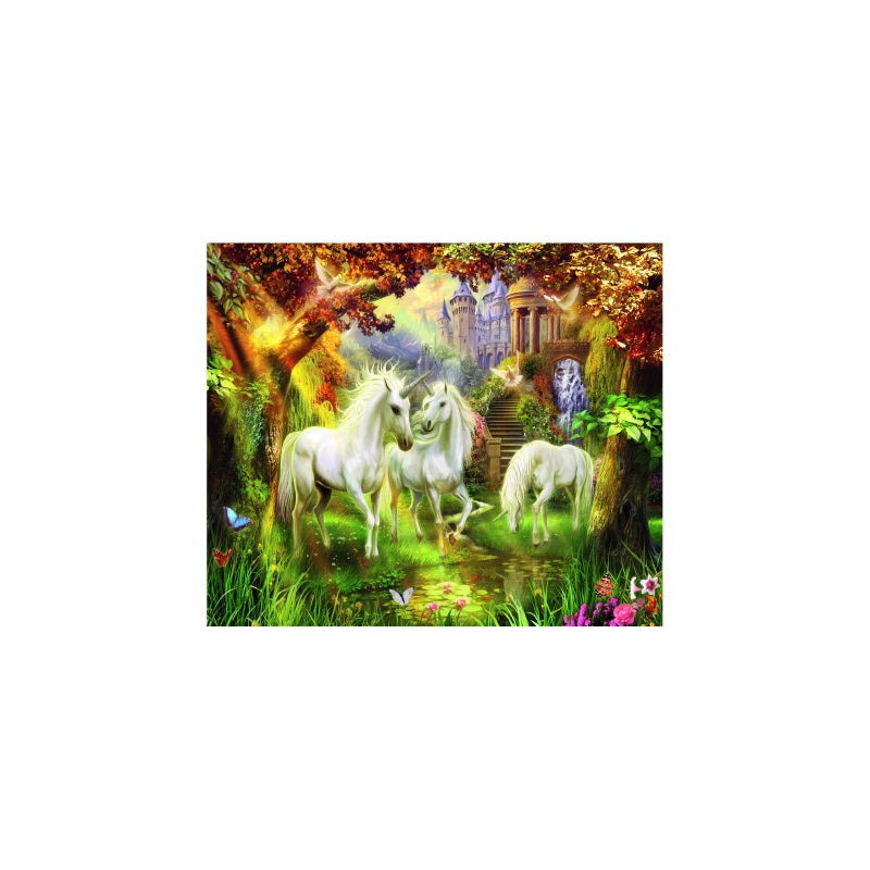 PUZZLE UNICORNI, 1000 PIESE - RAVENSBURGER (RVSPA15992) - Libelula Vesela - Jucarii