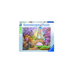 PUZZLE ALEE ROMANTIC PARIS, 1500 PIESE - RAVENSBURGER (RVSPA16000) - Libelula Vesela - Jucarii
