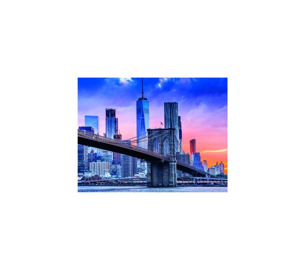 PUZZLE APUS POD NEW YORK, 2000 PIESE - RAVENSBURGER (RVSPA16011) - Libelula Vesela - Jucarii