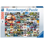 PUZZLE 99 MOMENTE CU VOLKSWAGEN, 3000 PIESE - RAVENSBURGER (RVSPA16018) - Libelula Vesela - Jucarii