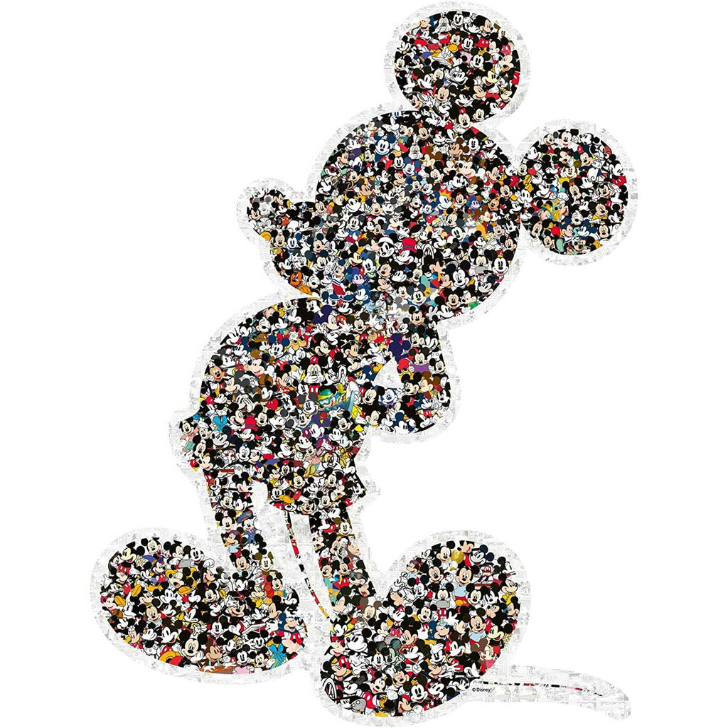PUZZLE CONTUR MICKEY MOUSE, 937 PIESE - RAVENSBURGER (RVSPA16099) - Libelula Vesela - Jucarii