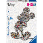 PUZZLE CONTUR MICKEY MOUSE, 937 PIESE - RAVENSBURGER (RVSPA16099) - Libelula Vesela - Jucarii