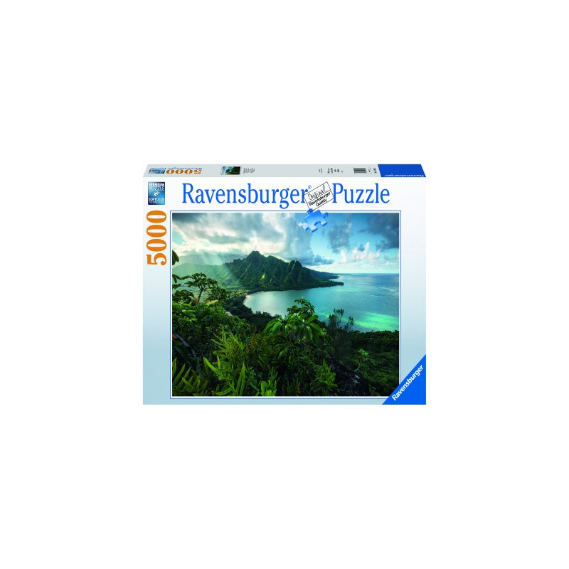 PUZZLE PRIVELISTE HAWAI, 5000 PIESE - RAVENSBURGER (RVSPA16106) - Libelula Vesela - Jucarii