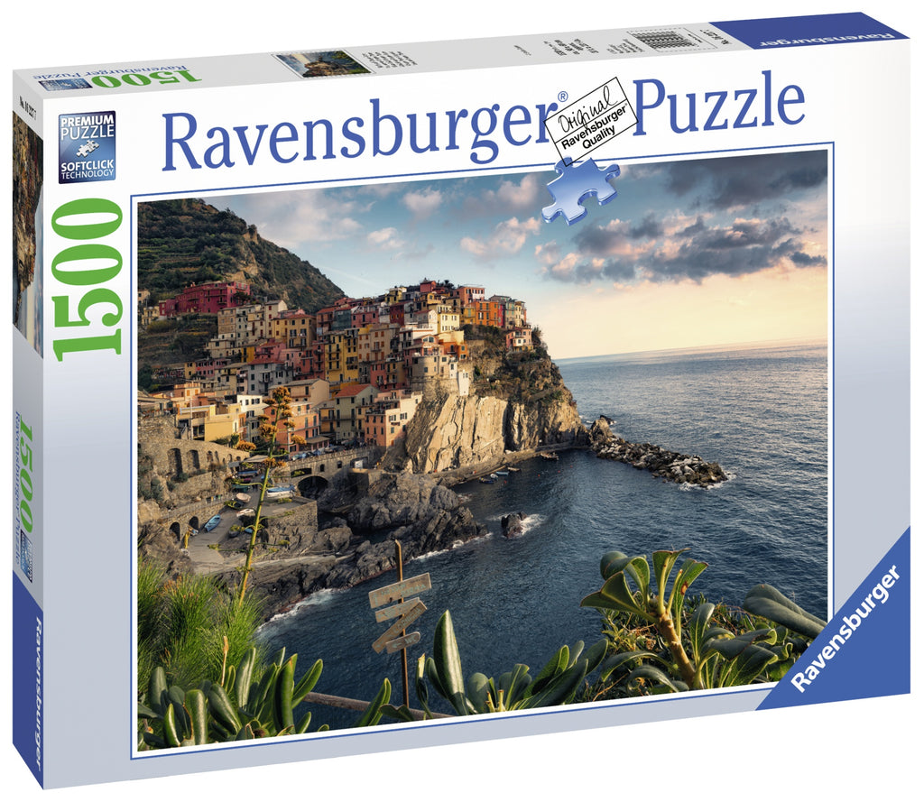 PUZZLE CINQUE TERRE, 1500 PIESE - RAVENSBURGER (RVSPA16227) - Libelula Vesela - Jucarii