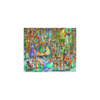 PUZZLE NOAPTE IN LIBRARIE, 1000 PCS - RAVENSBURGER (RVSPA16455) - Libelula Vesela - Jucarii