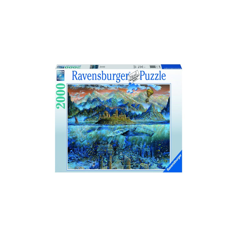 PUZZLE BALENA FANTASTICA, 2000 PIESE - RAVENSBURGER (RVSPA16464) - Libelula Vesela - Jucarii