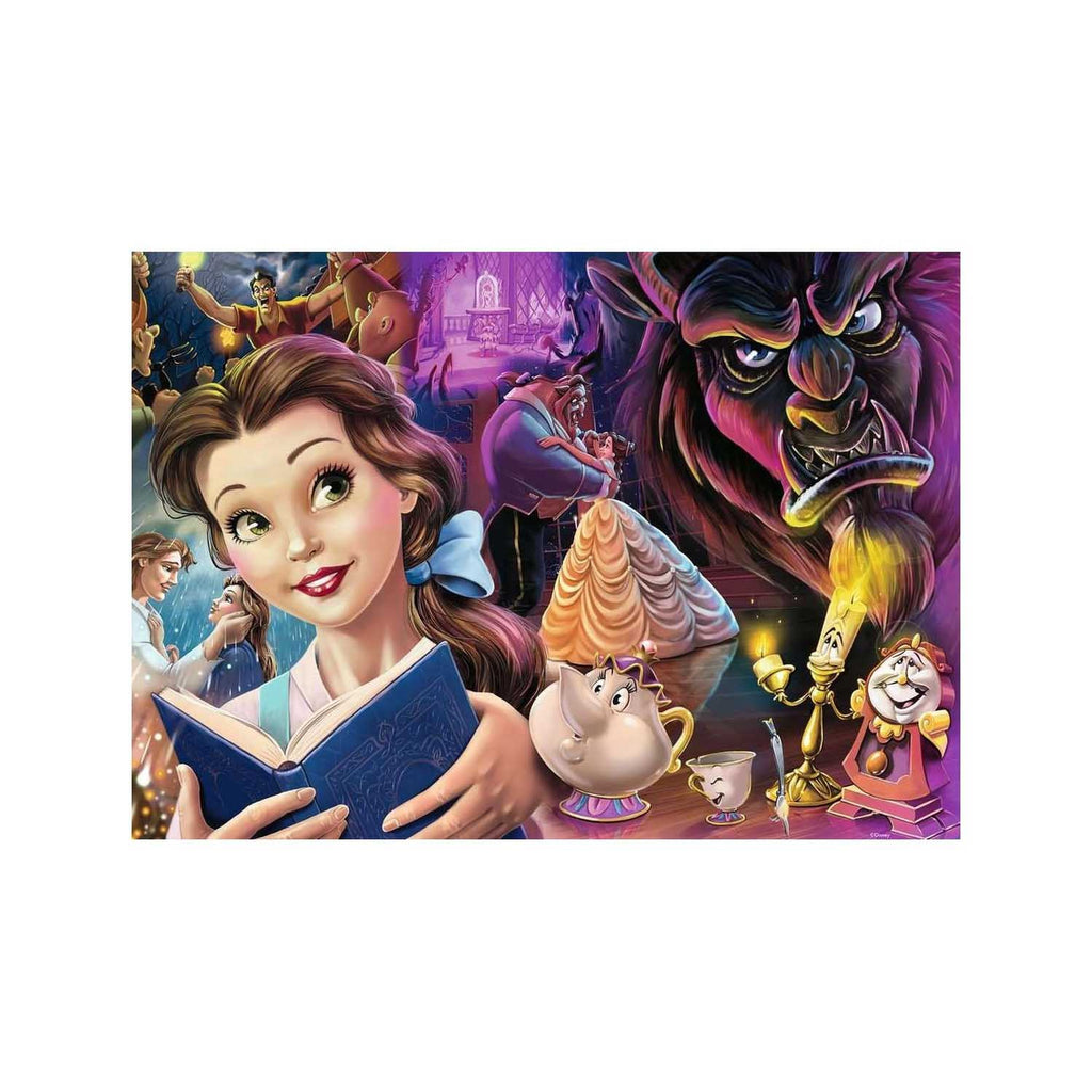 PUZZLE DISNEY BELLE, 1000 PIESE - RAVENSBURGER (RVSPA16486) - Libelula Vesela - Jucarii