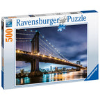 PUZZLE NEW YORK, 500 PIESE - RAVENSBURGER (RVSPA16589) - Libelula Vesela - Jucarii