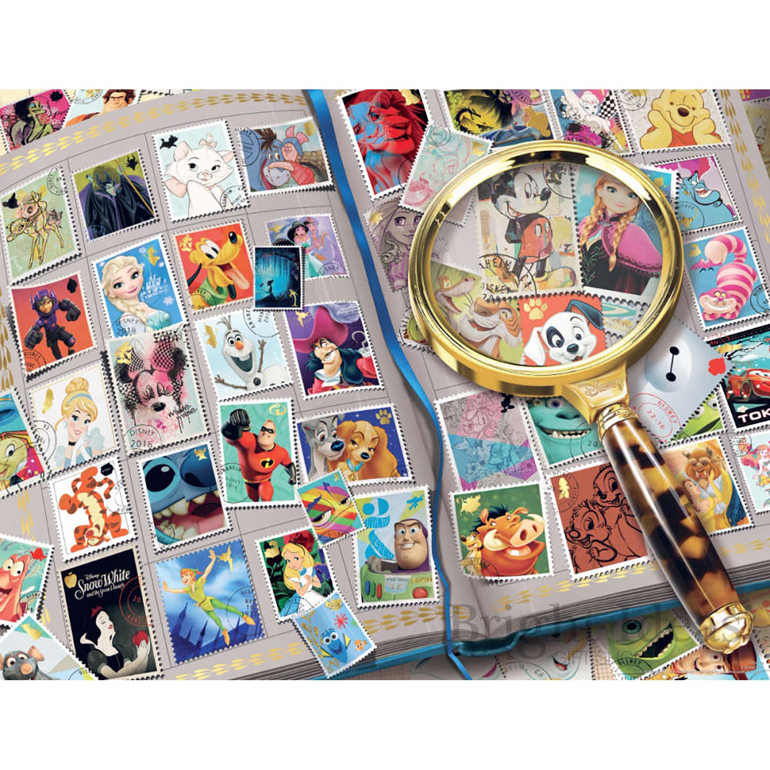 PUZZLE TIMBRE DISNEY, 2000 PIESE - RAVENSBURGER (RVSPA16706) - Libelula Vesela - Jucarii