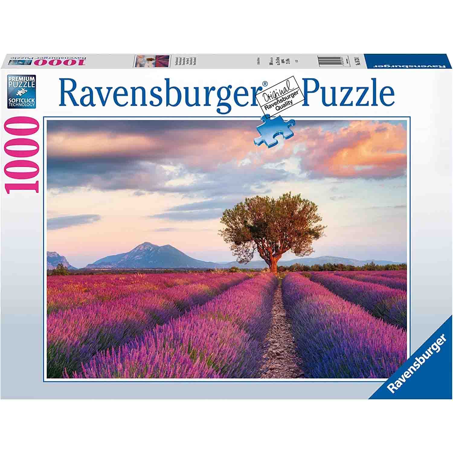 PUZZLE CAMP DE LAVANDA, 1000 PIESE - RAVENSBURGER (RVSPA16724) - Libelula Vesela - Jucarii