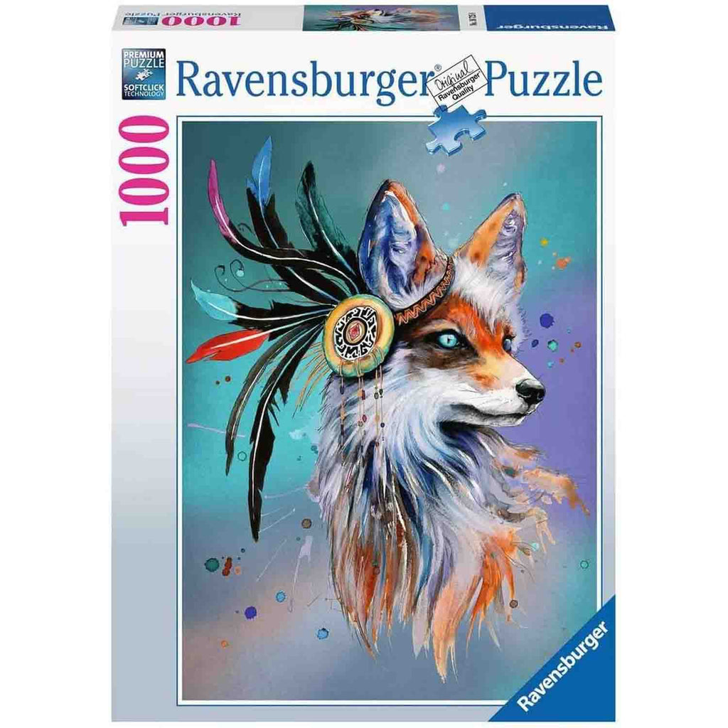 PUZZLE VULPE, 1000 PIESE - RAVENSBURGER (RVSPA16725) - Libelula Vesela - Jucarii