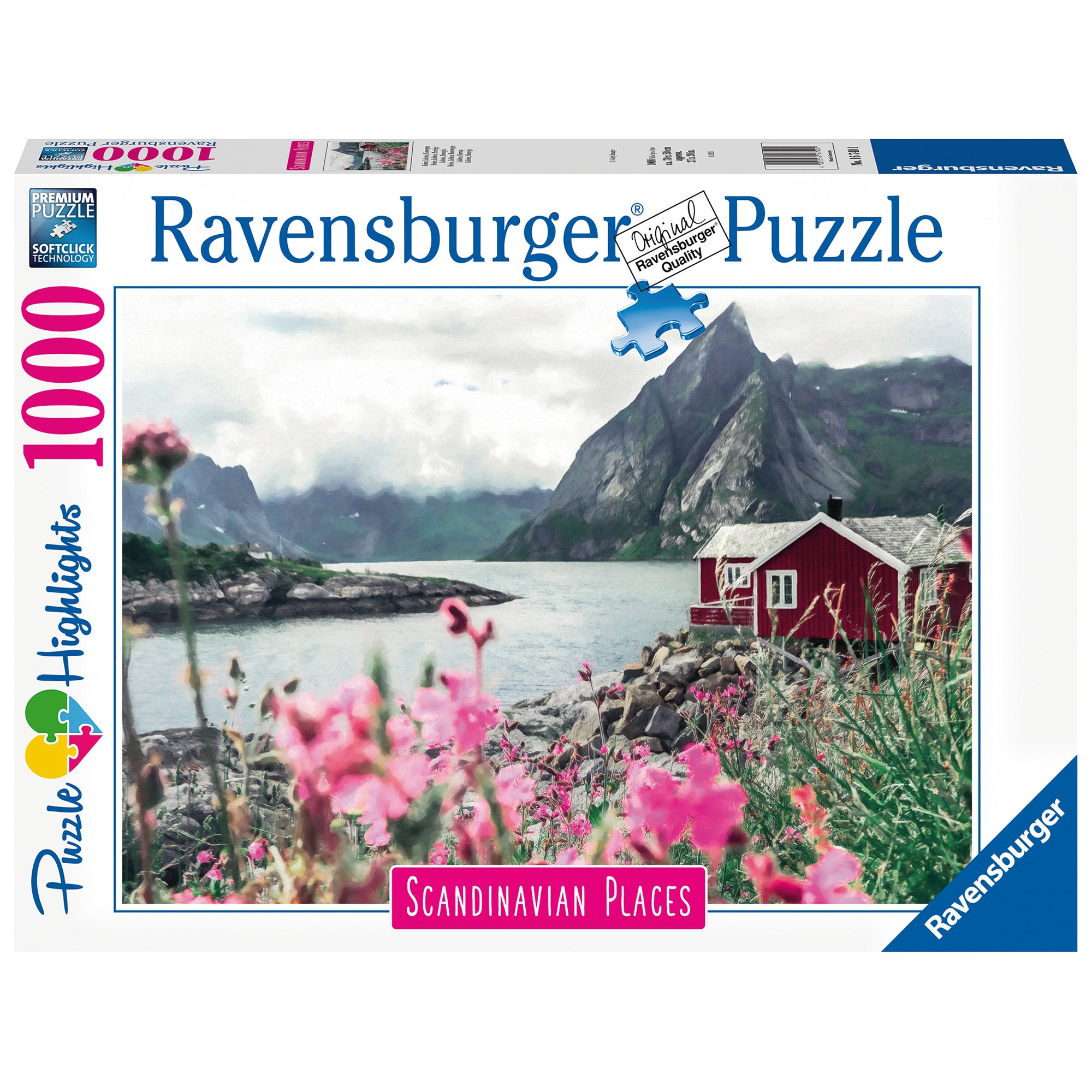 PUZZLE LOFOTEN NORVEGIA, 1000 PIESE - RAVENSBURGER (RVSPA16740) - Libelula Vesela - Jucarii