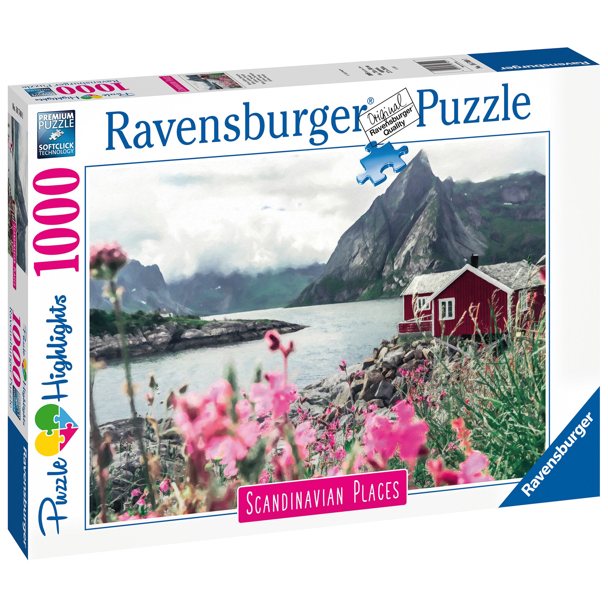 PUZZLE LOFOTEN NORVEGIA, 1000 PIESE - RAVENSBURGER (RVSPA16740) - Libelula Vesela - Jucarii