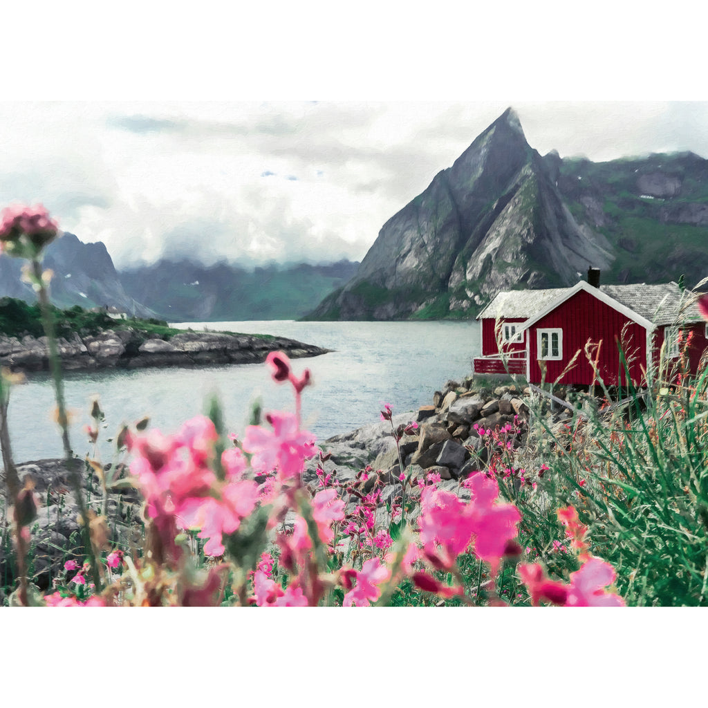 PUZZLE LOFOTEN NORVEGIA, 1000 PIESE - RAVENSBURGER (RVSPA16740) - Libelula Vesela - Jucarii