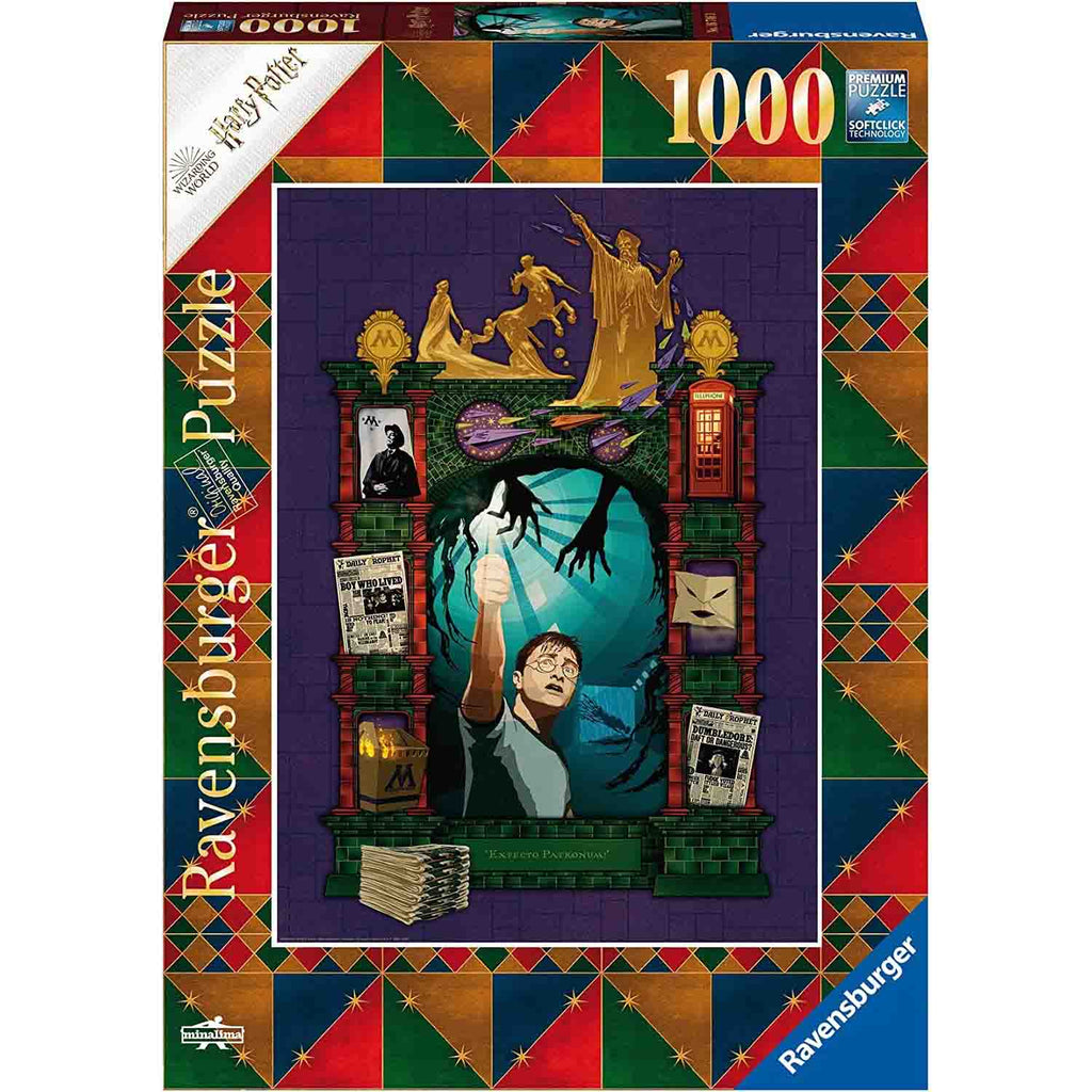 PUZZLE HARRY POTTER SI ORDINUL PHOENIX, 1000 PIESE - RAVENSBURGER (RVSPA16746) - Libelula Vesela - Jucarii