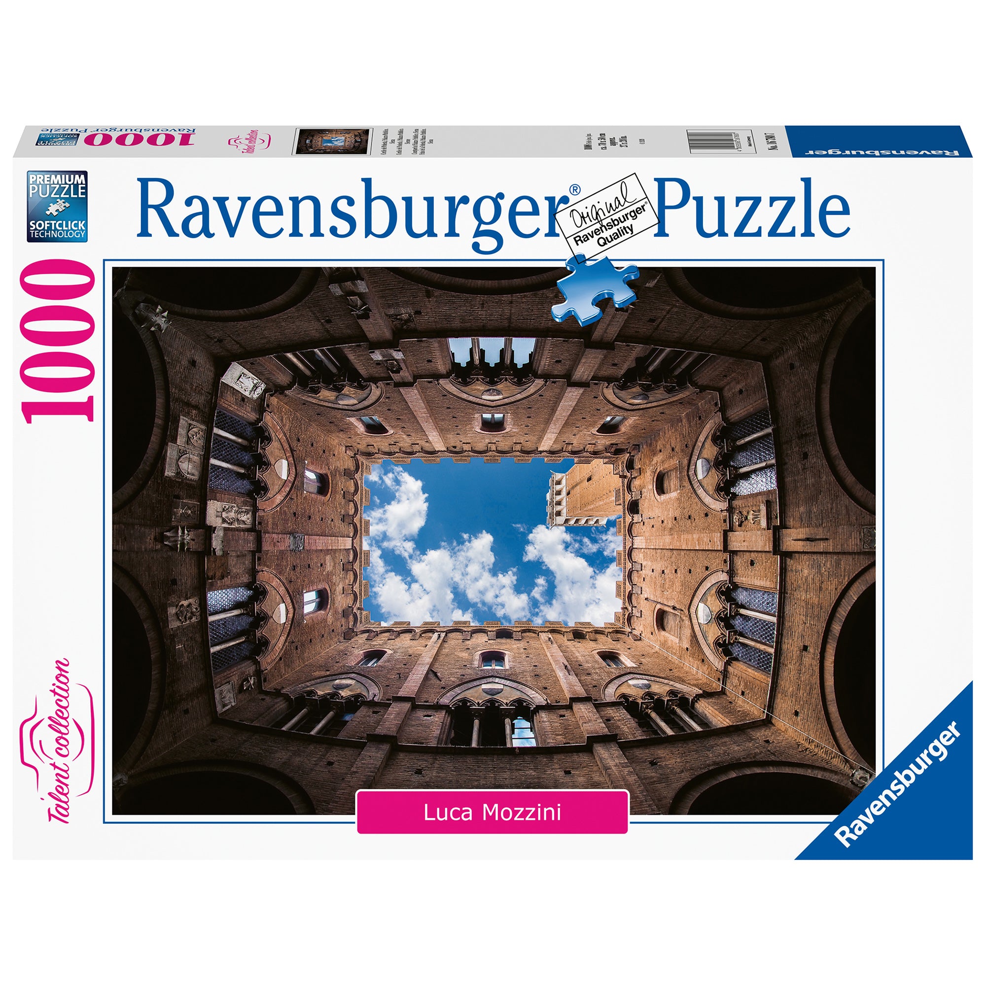 PUZZLE CORTILE DEL PODESTÀ, 1000 PIESE - RAVENSBURGER (RVSPA16780) - Libelula Vesela - Jucarii
