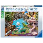 PUZZLE AVENTURA ORIGAMI, 1500 PIESE - RAVENSBURGER (RVSPA16822) - Libelula Vesela - Jucarii