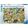 PUZZLE JUNGLA, 2000 PIESE - RAVENSBURGER (RVSPA16824) - Libelula Vesela - Jucarii