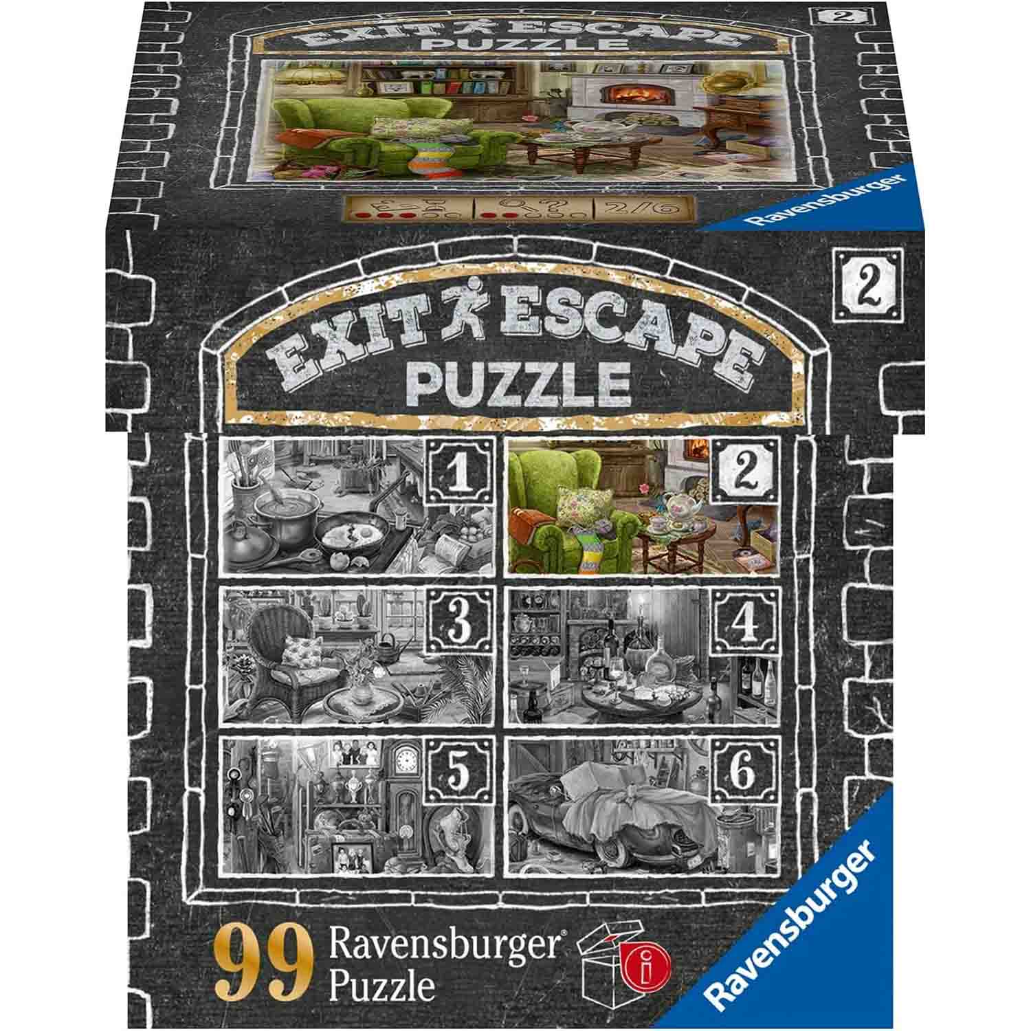 PUZZLE EXIT SUFRAGERIE, 99 PIESE - RAVENSBURGER (RVSPA16878) - Libelula Vesela - Jucarii
