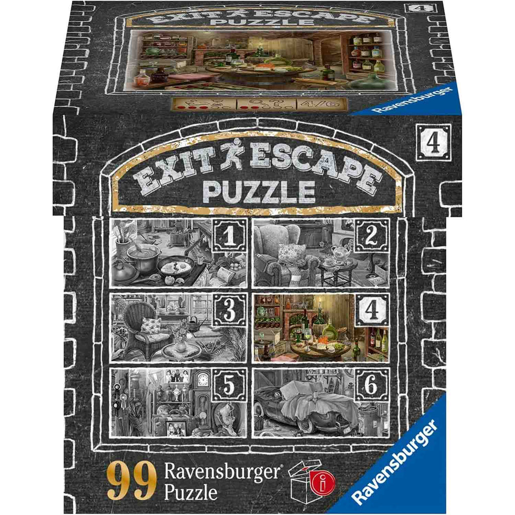 PUZZLE EXIT PIVNITA CU VINURI, 99 PIESE - RAVENSBURGER (RVSPA16880) - Libelula Vesela - Jucarii