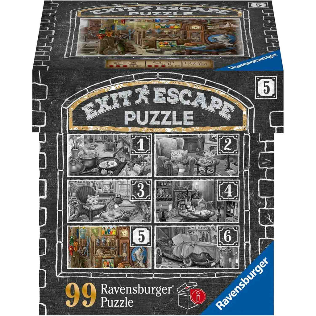 PUZZLE EXIT POD, 99 PIESE - RAVENSBURGER (RVSPA16881) - Libelula Vesela - Jucarii