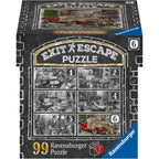 PUZZLE EXIT GARAJ, 99 PIESE - RAVENSBURGER (RVSPA16882) - Libelula Vesela - Jucarii