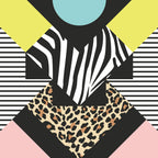 PUZZLE DESIGN GEOMETRIC, 500 PIESE - RAVENSBURGER (RVSPA16930) - Libelula Vesela - Jucarii