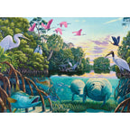 PUZZLE LAMANTINI, 500 PIESE - RAVENSBURGER (RVSPA16943) - Libelula Vesela - Jucarii