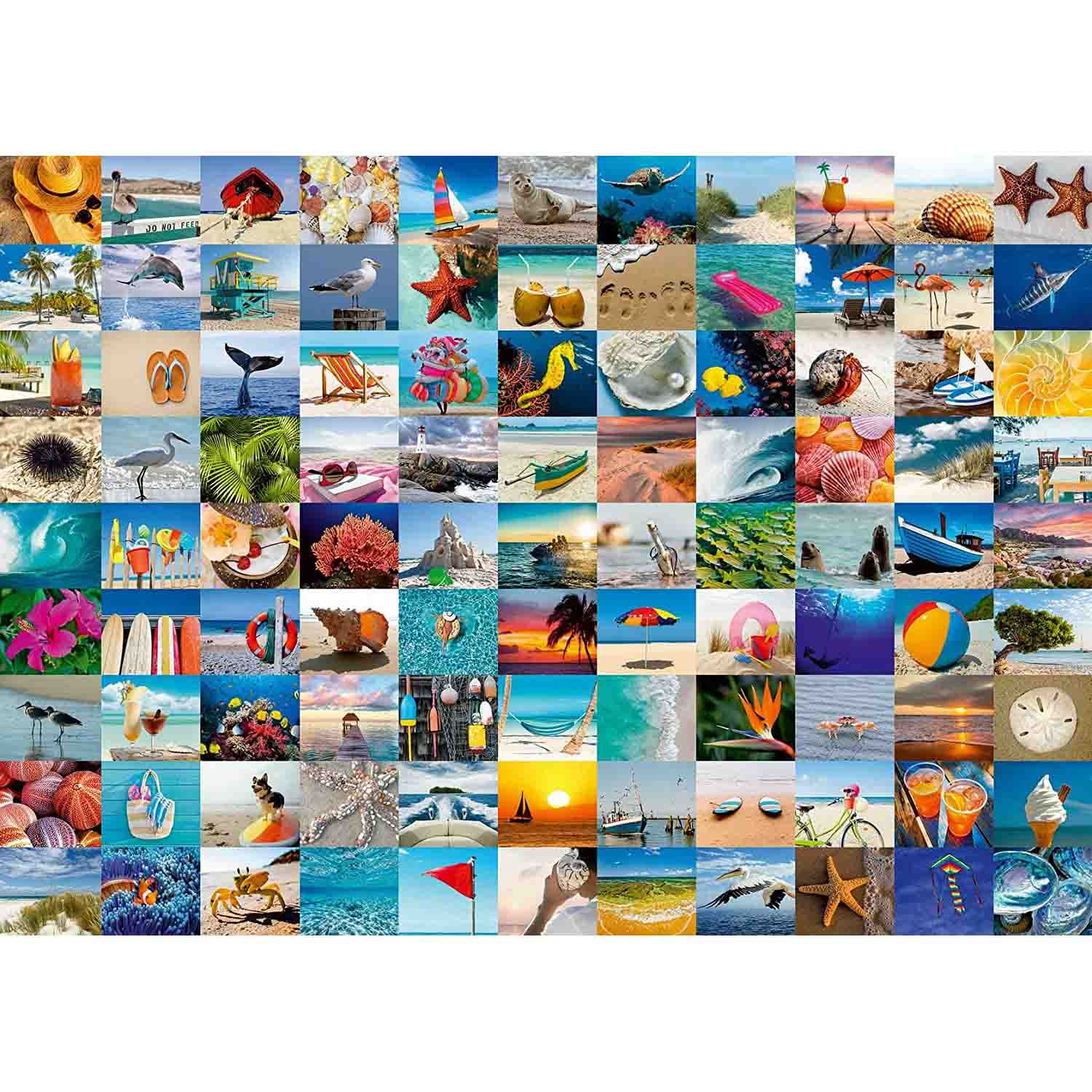 PUZZLE 99 DE CLIPE PETRECUTE LA MARE, 1000 PIESE - RAVENSBURGER (RVSPA16945) - Libelula Vesela - Jucarii