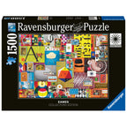 PUZZLE EAMES HOUSE OF CARDS, 1500 PIESE - RAVENSBURGER (RVSPA16951) - Libelula Vesela - Jucarii