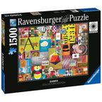 PUZZLE EAMES HOUSE OF CARDS, 1500 PIESE - RAVENSBURGER (RVSPA16951) - Libelula Vesela - Jucarii